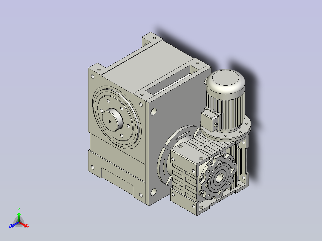 格图凸轮分割器 180DF-PACK-DJ-WF正等轴测图
