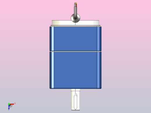YB电磁制动电机120YB01-1800俯视缩略图