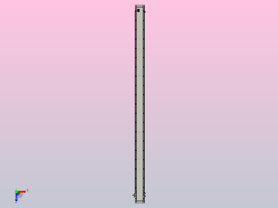 直驱直线电机轴TPA-LNP3-120-35C2-1-L2340-3-C-10-N3俯视图