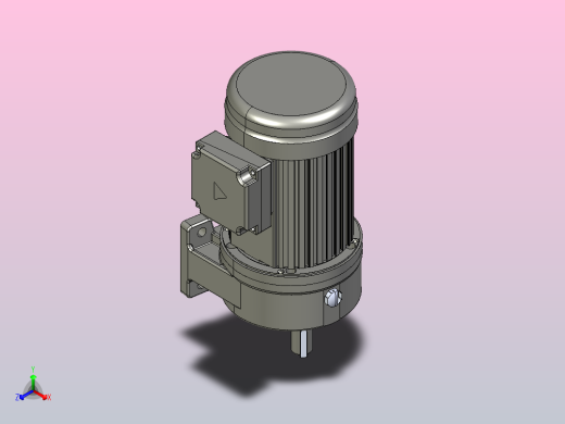 0.4KW-CH型卧式三相铝毂（刹车）马达减速机_CH22-400