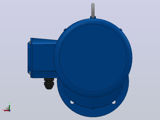RXF57法兰轴伸式安装斜齿轮减速机RX57-Y0.55-4P-80-M1-0°-Φ160 (1)后视缩略图