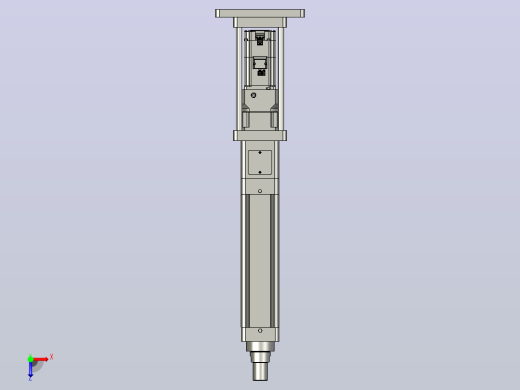 轻载电动缸TPA-ESR80-2510C-L200-M-FB-W-P75-JX-C3俯视缩略图