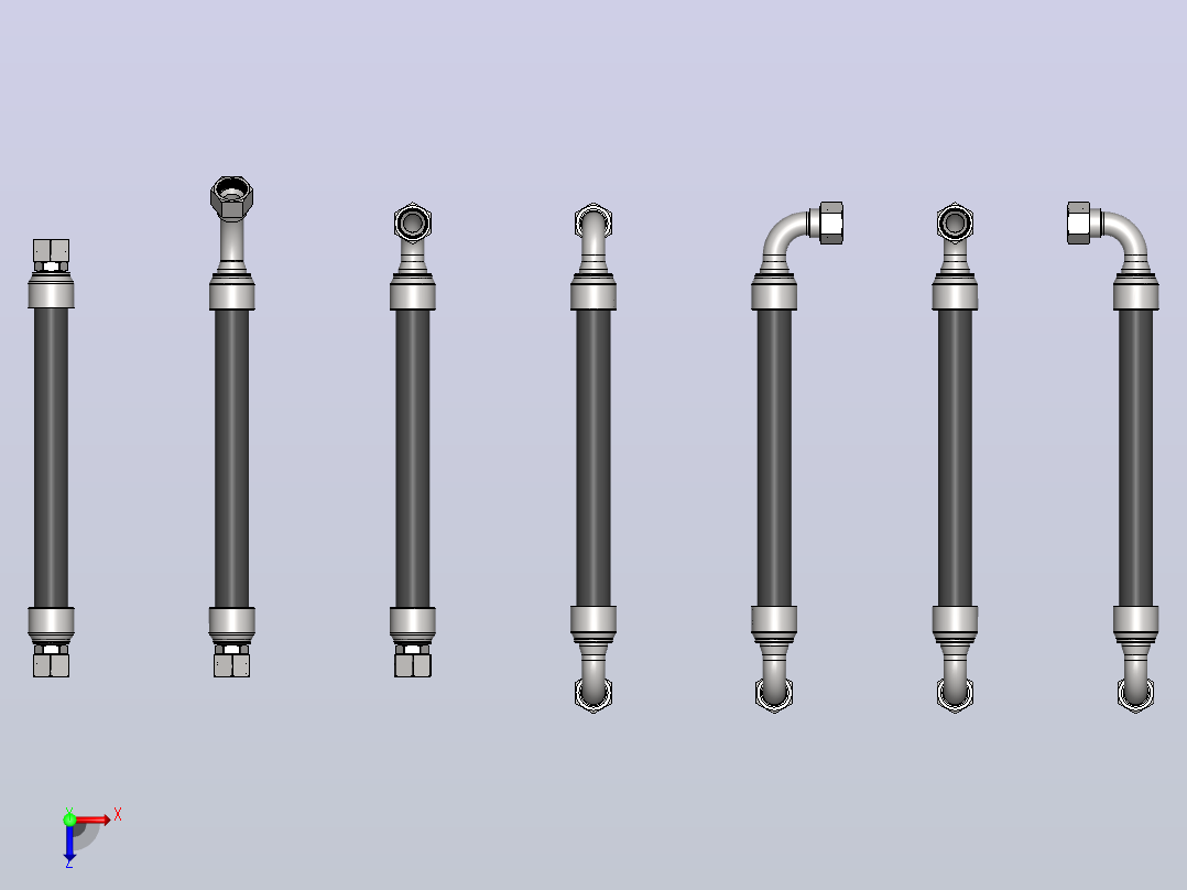 液压压缩机和位置俯视图