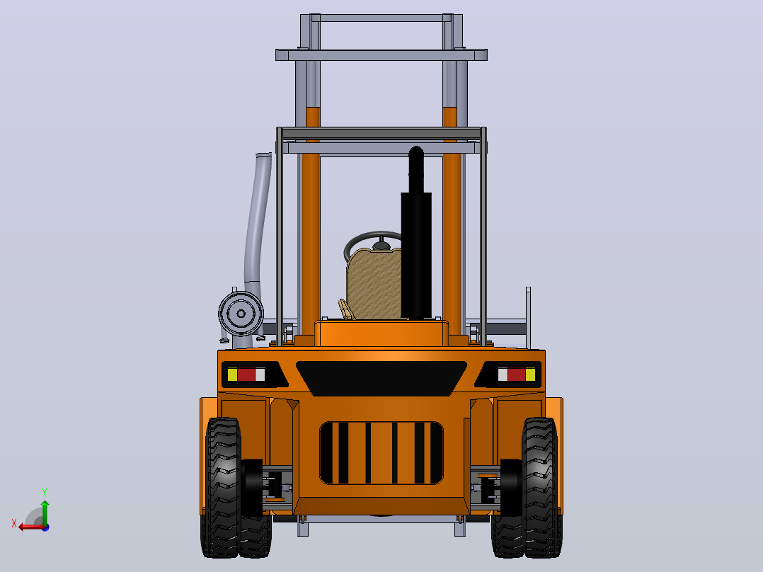 79 叉车 SW后视图
