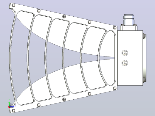 asternack 1 ghz至18 ghz宽带喇叭天线1快照11左视缩略图