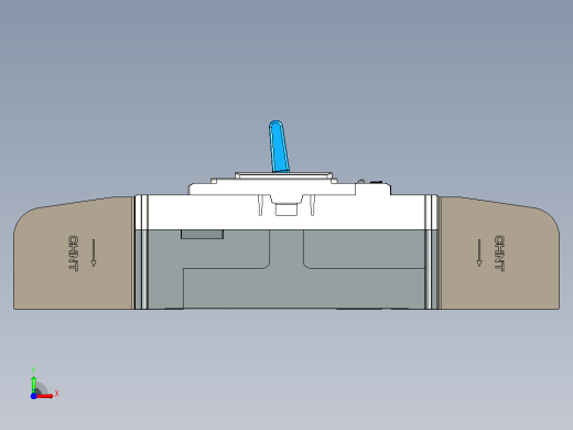 NM5S-630 4P高级型塑料外壳式断路器三维模型202209前视缩略图