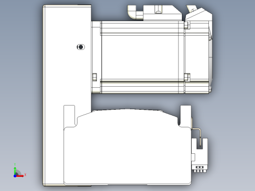 皮带直线轴半封闭可选导轨TPA-HNB-105D-90-L1300-RU-C-P20-N3前视缩略图