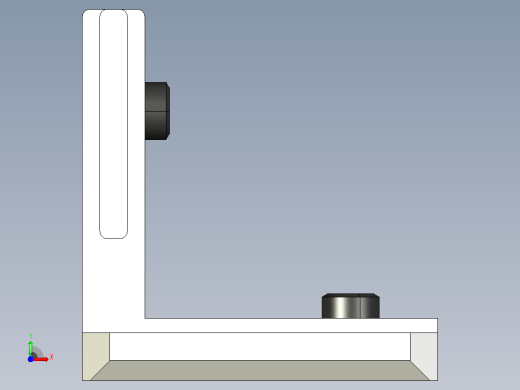 机器外形2020的角度(L形支架)前视缩略图