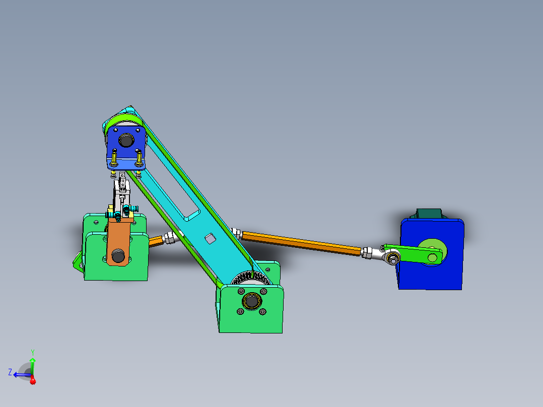 经典的连杆同步带结构sw16可编辑