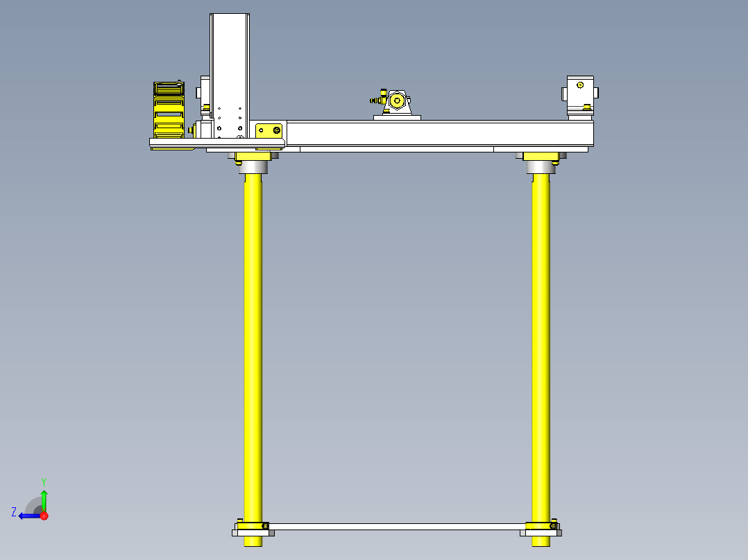 输送机升降＆滑动组件右视图