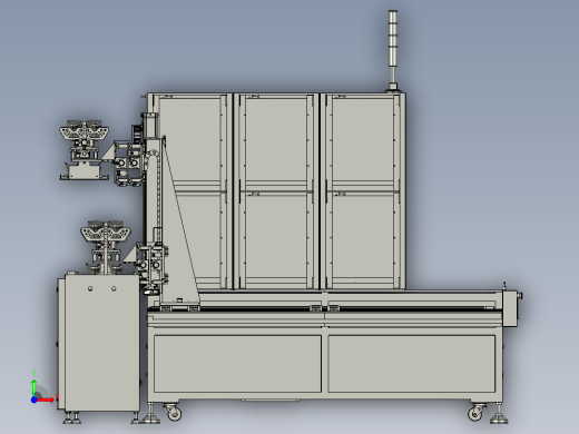 全自动上下料烘箱 制鞋行业流水线 stp前视缩略图