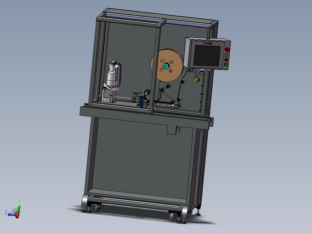 六轴机器人自动贴标机