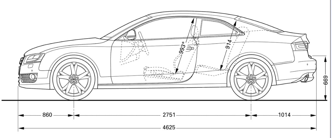 奥迪A5汽车模型