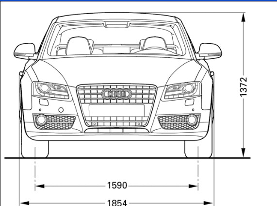 奥迪A5汽车模型