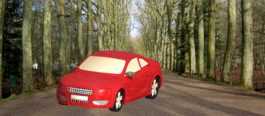 奥迪A5汽车模型缩略图