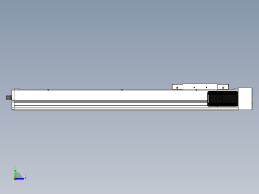 Toyo东佑达直线模组-ECH17-600-BR-400W左视缩略图