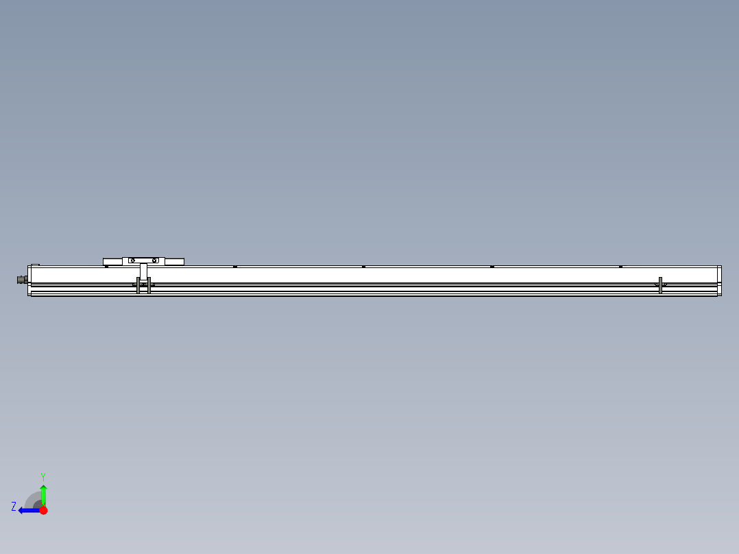 Toyo东佑达直线模组-ECH14-1200-M右视图