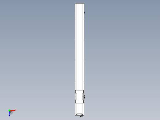 Toyo东佑达直线模组-ECH14-1200-M俯视缩略图