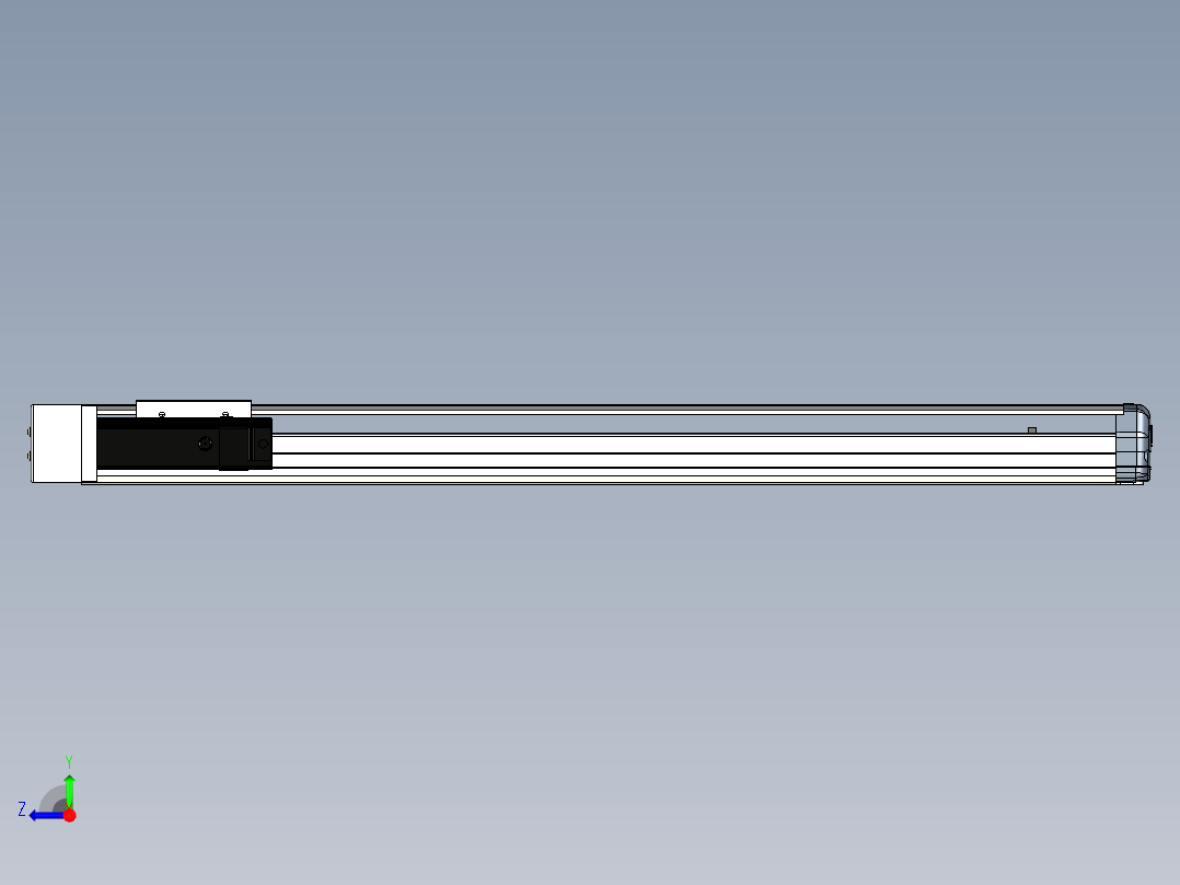 Toyo东佑达直线模组-ETH10-650-BL-100W+煞車右视图
