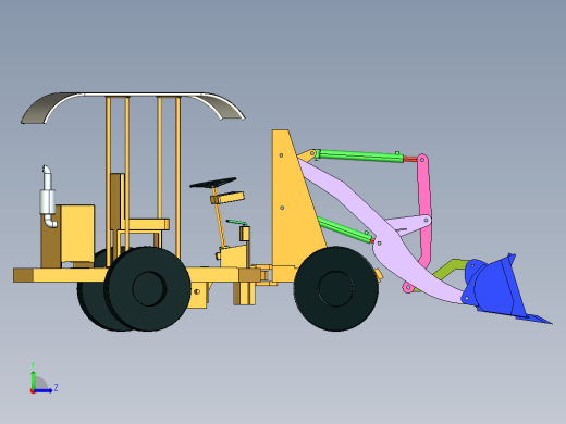 装载机左视缩略图