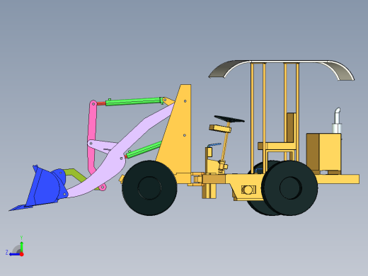 装载机右视缩略图