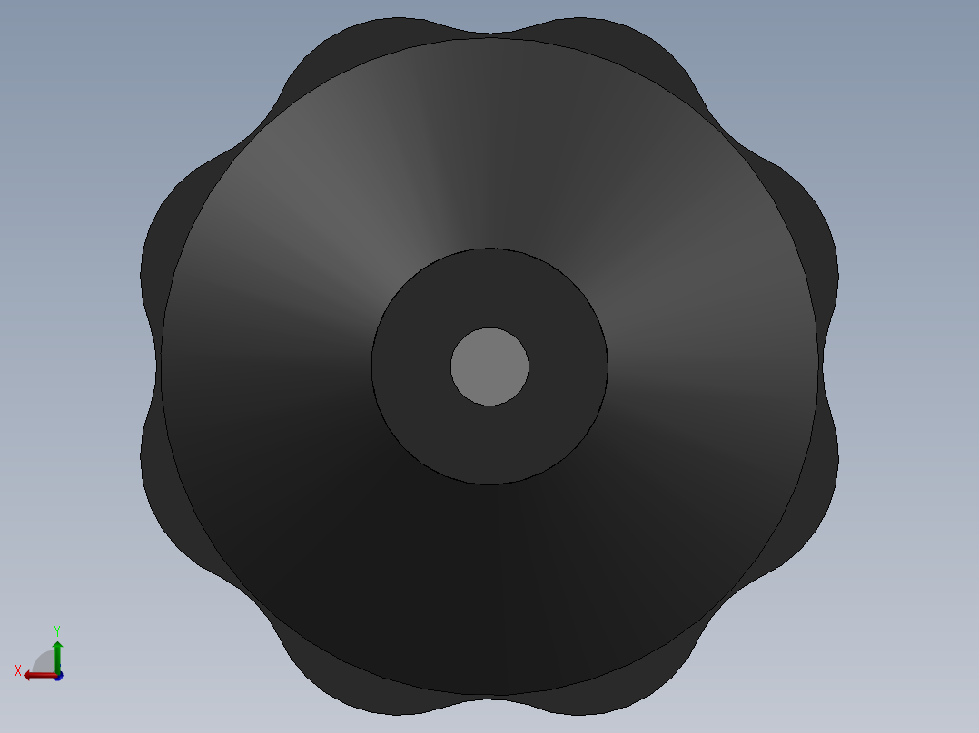 微调旋钮后视图