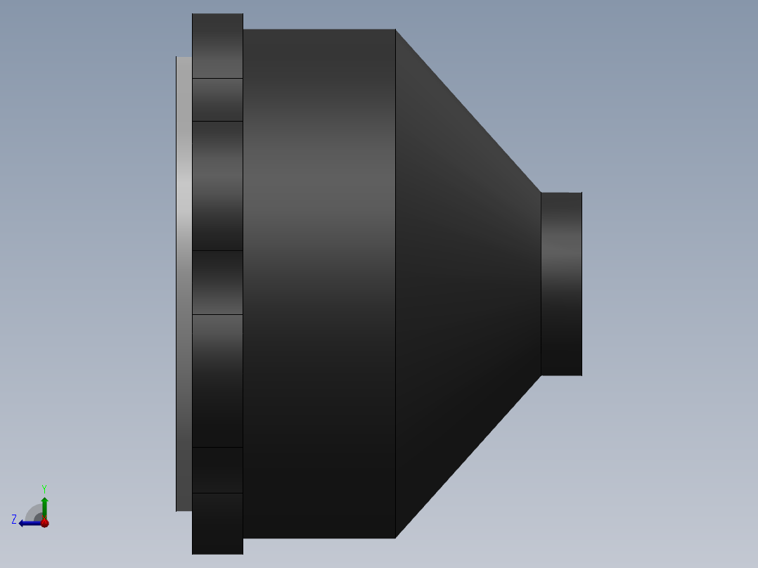 微调旋钮右视图