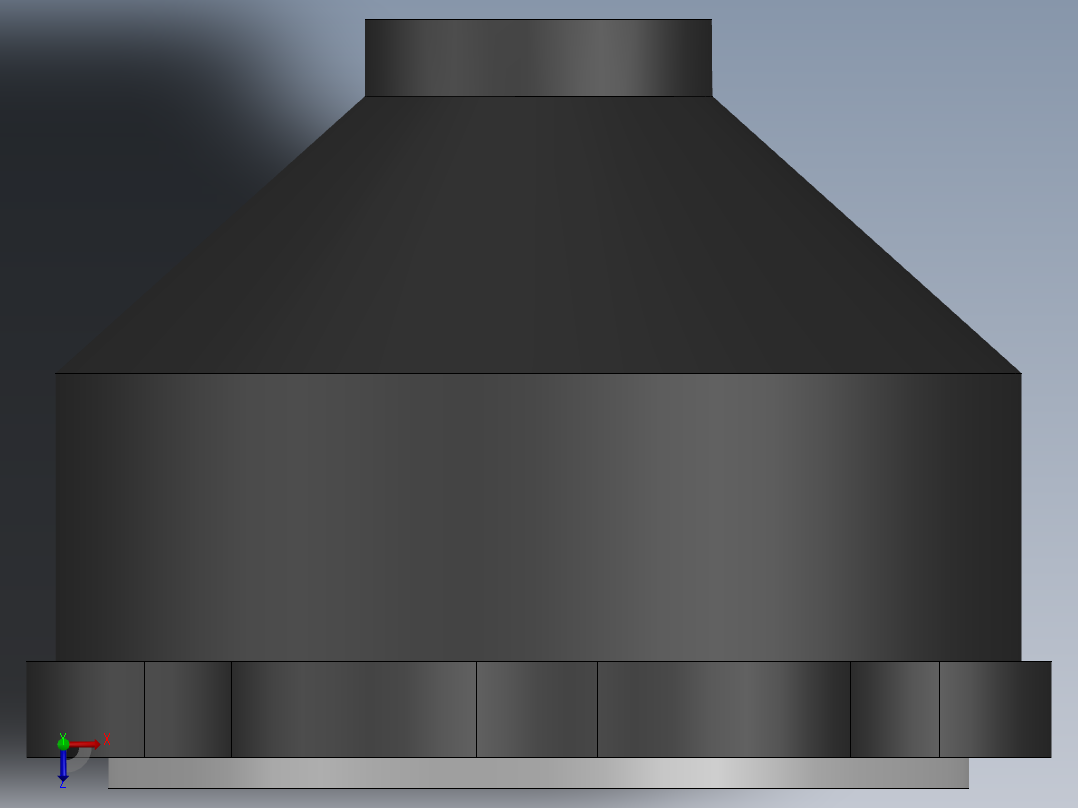 微调旋钮俯视图