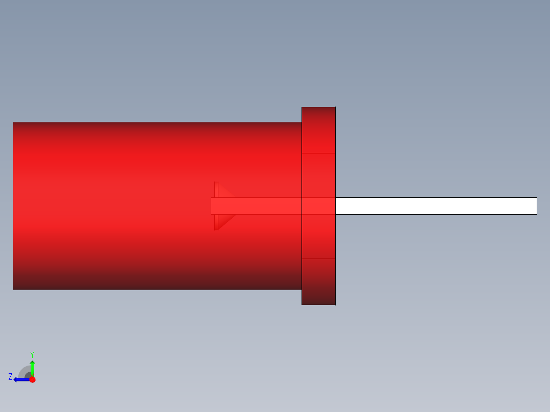 LED_Cylindrical_Red180_D5x9.6mm右视图