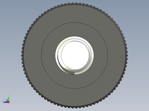 滚花旋钮-Knurled Knob 0.312x1.000x0.750.STEP右视缩略图