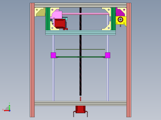 铝合金一体大尺寸构件3D打印后视缩略图