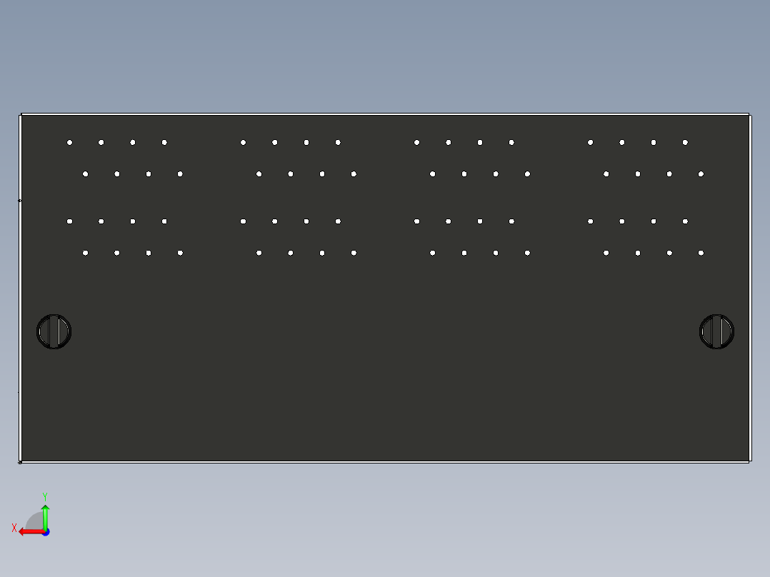 8端口RJ45插座后视图