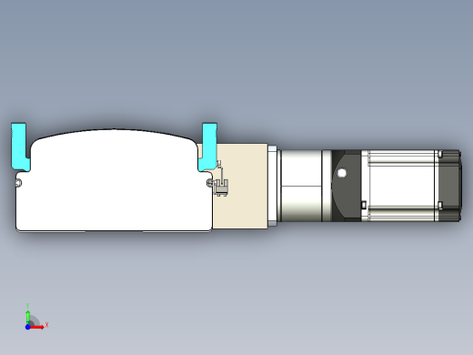 同步带滑台-半封闭B22-L100-C-S300-R-P75-D3-N5前视缩略图