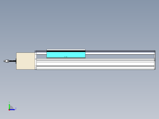 同步带滑台-半封闭B22-L100-C-S300-R-P75-D3-N5左视缩略图
