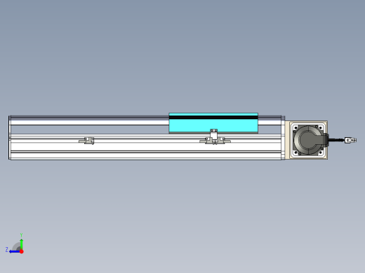同步带滑台-半封闭B22-L100-C-S300-R-P75-D3-N5右视缩略图