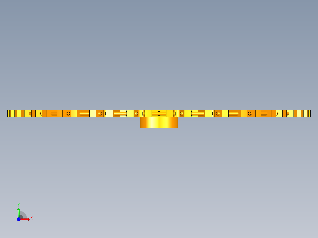 加工中心刀库前视图