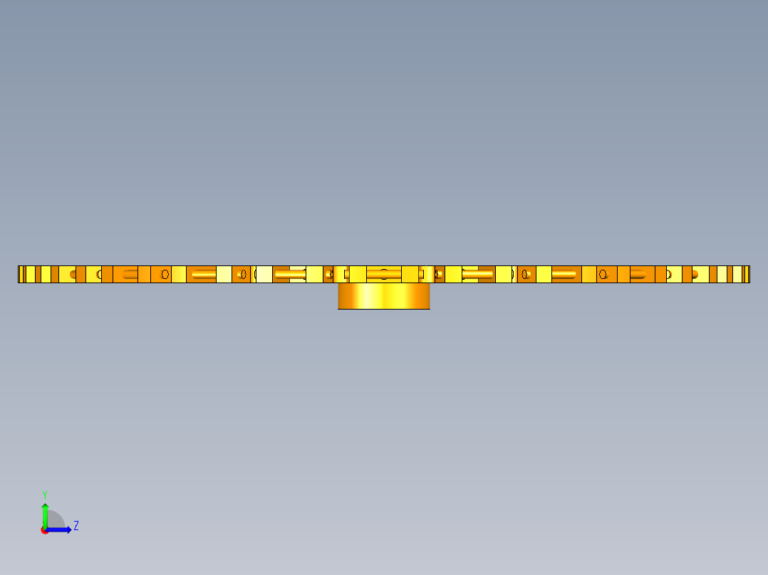 加工中心刀库左视图