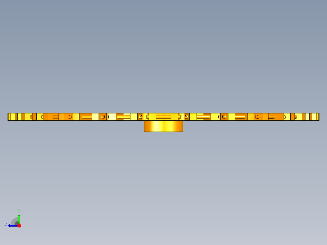 加工中心刀库右视图