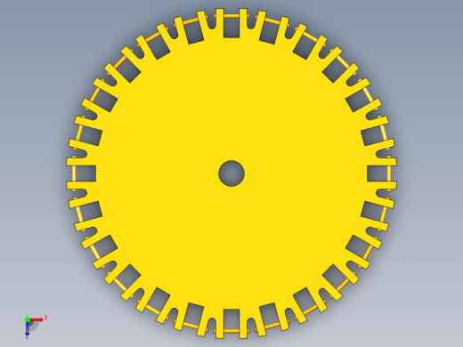 加工中心刀库俯视缩略图