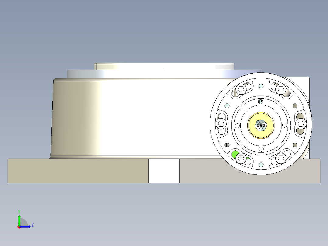 YH90HP-20K-19-70-90-M6(+WVBR90)(1)左视图