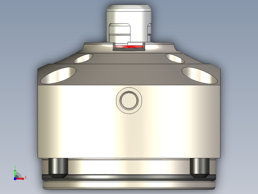 KOSMEKSFA3000-M1A-140多系列多零件图纸模型多系列多零件图纸模型前视图