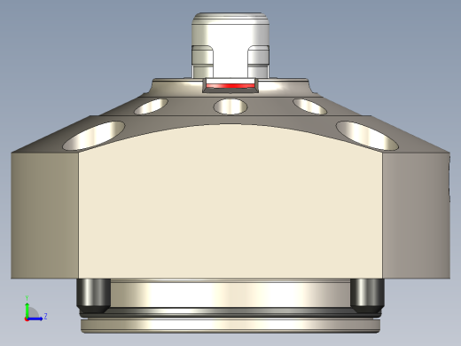 KOSMEKSFA3000-M1A-140多系列多零件图纸模型多系列多零件图纸模型左视缩略图