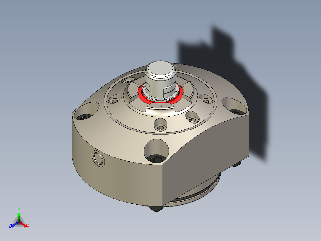 KOSMEKSFA3000-M1A-140多系列多零件图纸模型多系列多零件图纸模型正等轴测图