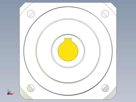 直齿孔PLX120-L3 22-110-145-M8.stp前视缩略图