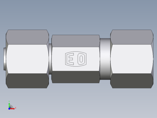 卡套式工业通用硬管接头EO_Distance_piece_adapter_DA08LCF前视缩略图
