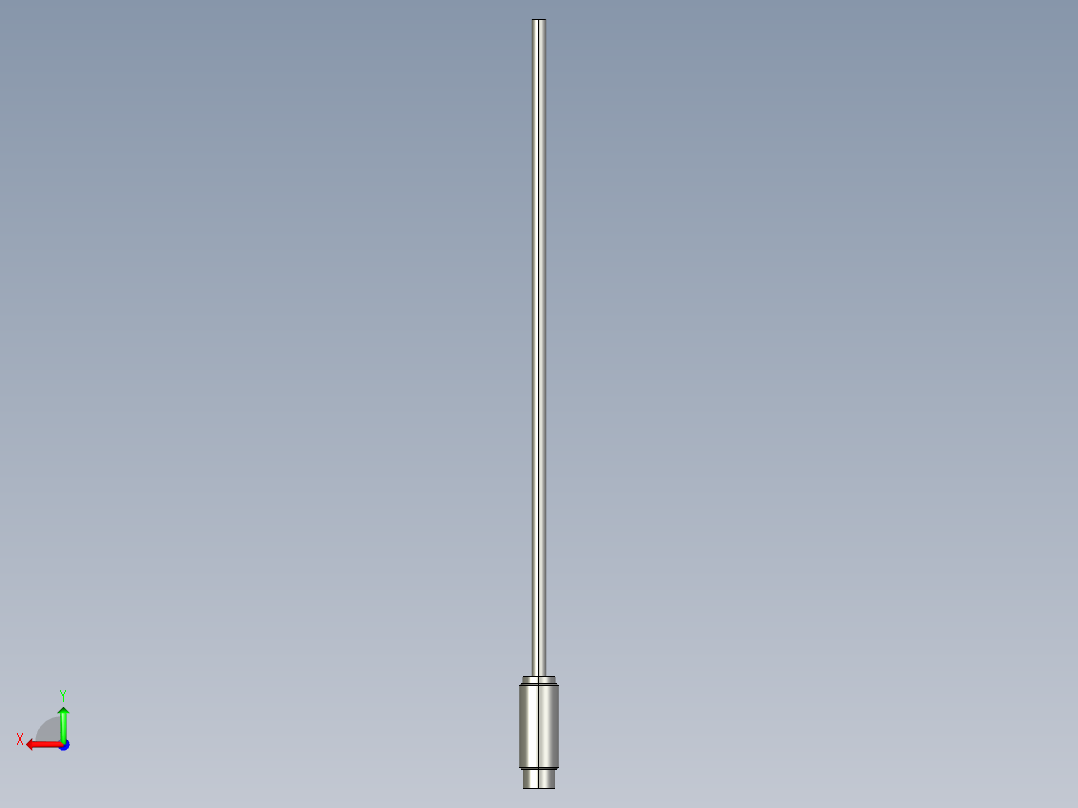 基恩士FU-87core_kc图纸模型后视图
