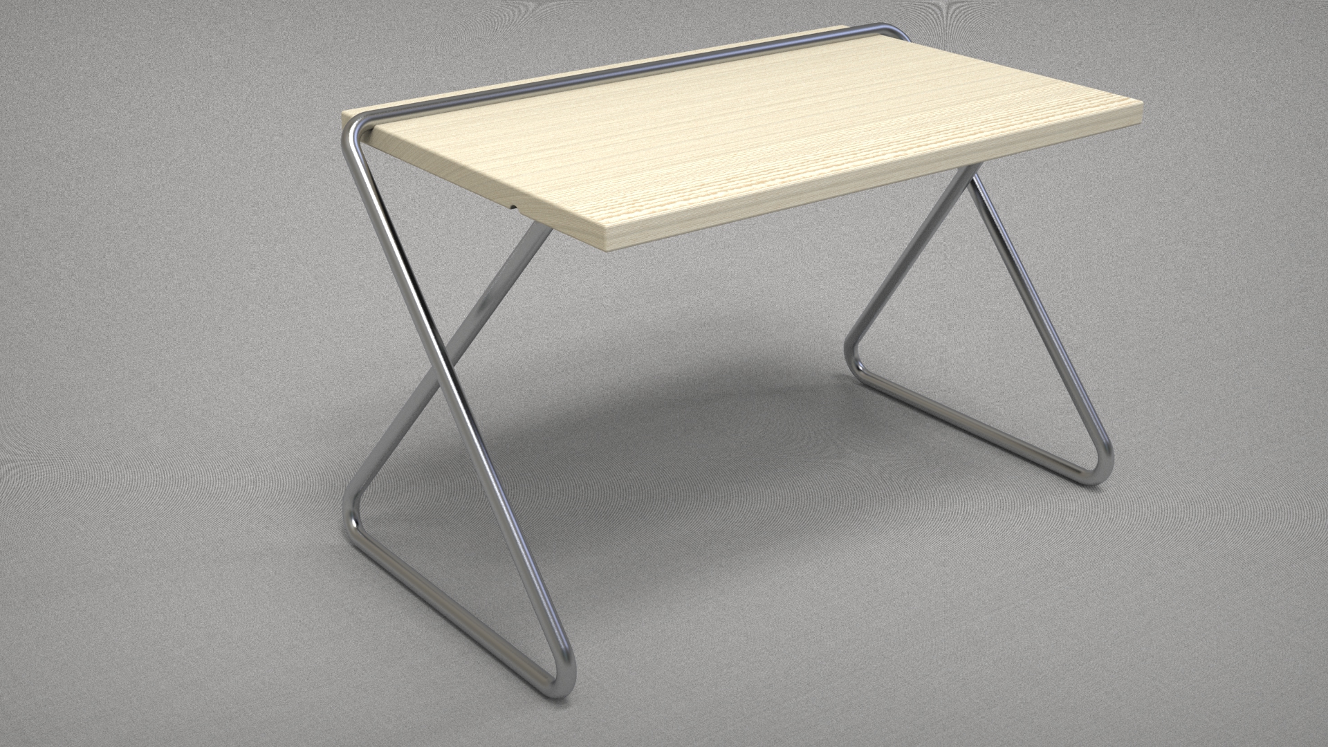 实心边的简易书桌