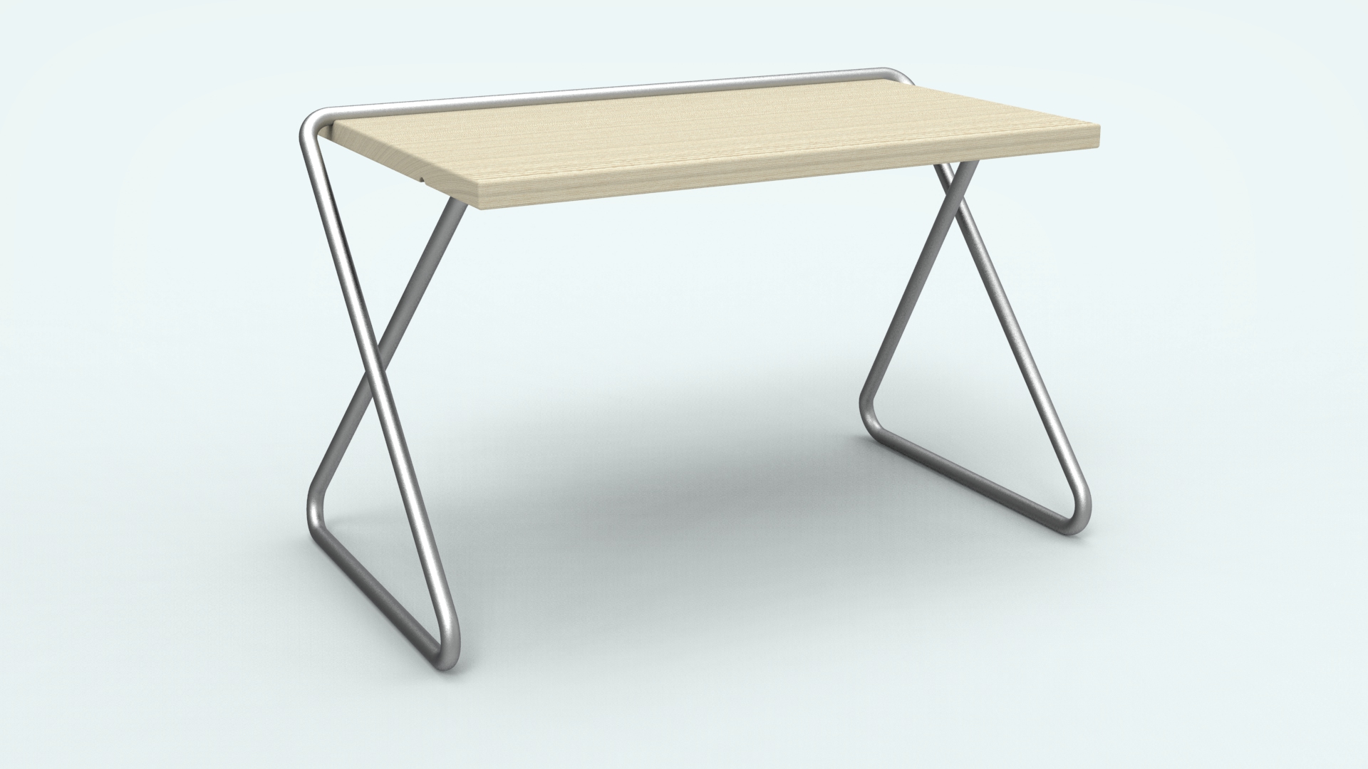 实心边的简易书桌