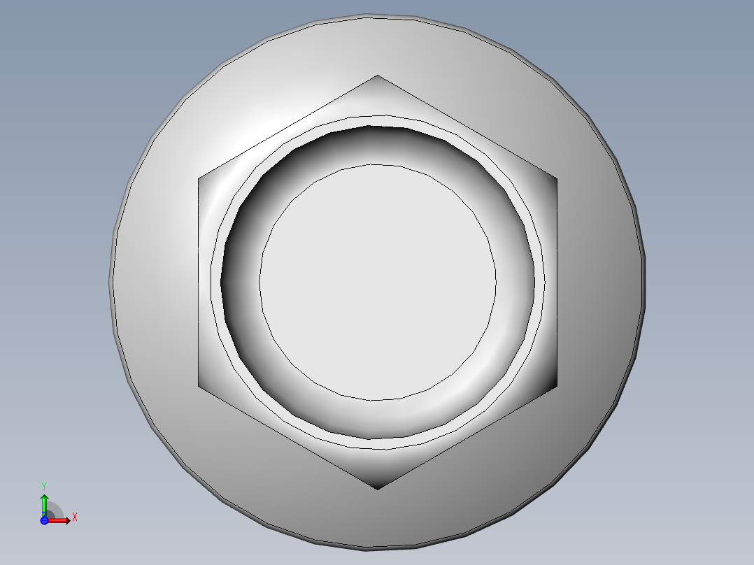 flange bolt前视图