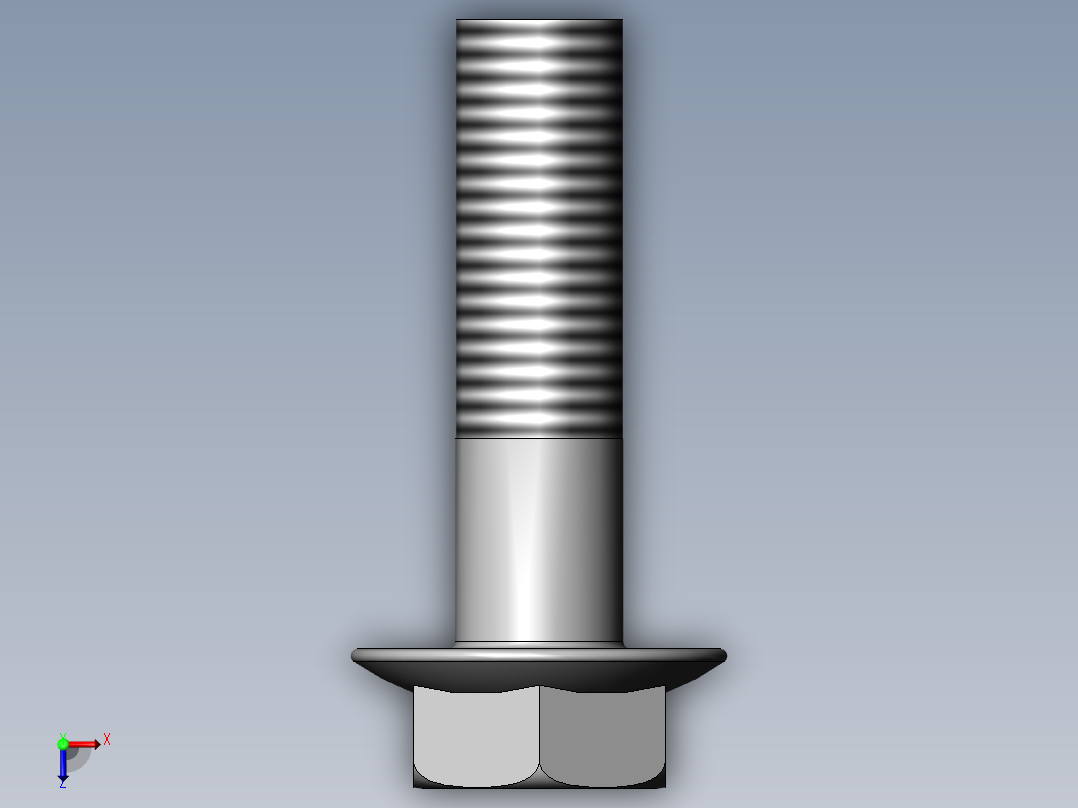 flange bolt俯视图